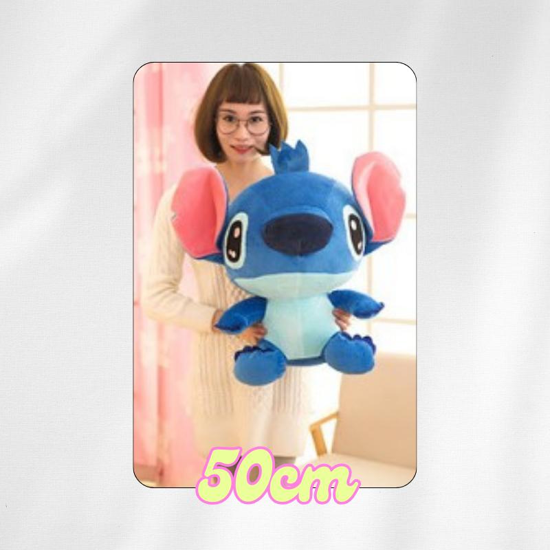 30cm/50cm/80cm Lilo Stitch Doll Plushie Toy Anak Patung Angel Sleeping Pillow Birthday Gift Best Hug Children Doll