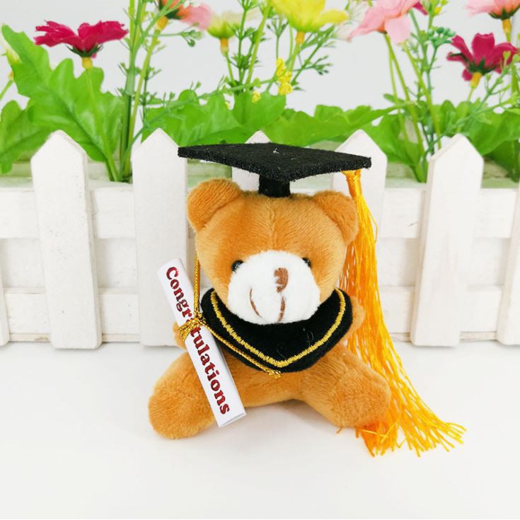 5pcs/Pack 7cm Graduation Teddy Bear