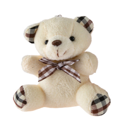 5pcs/Pack 11cm Mini Teddy Bear with Ribbon and Keyring