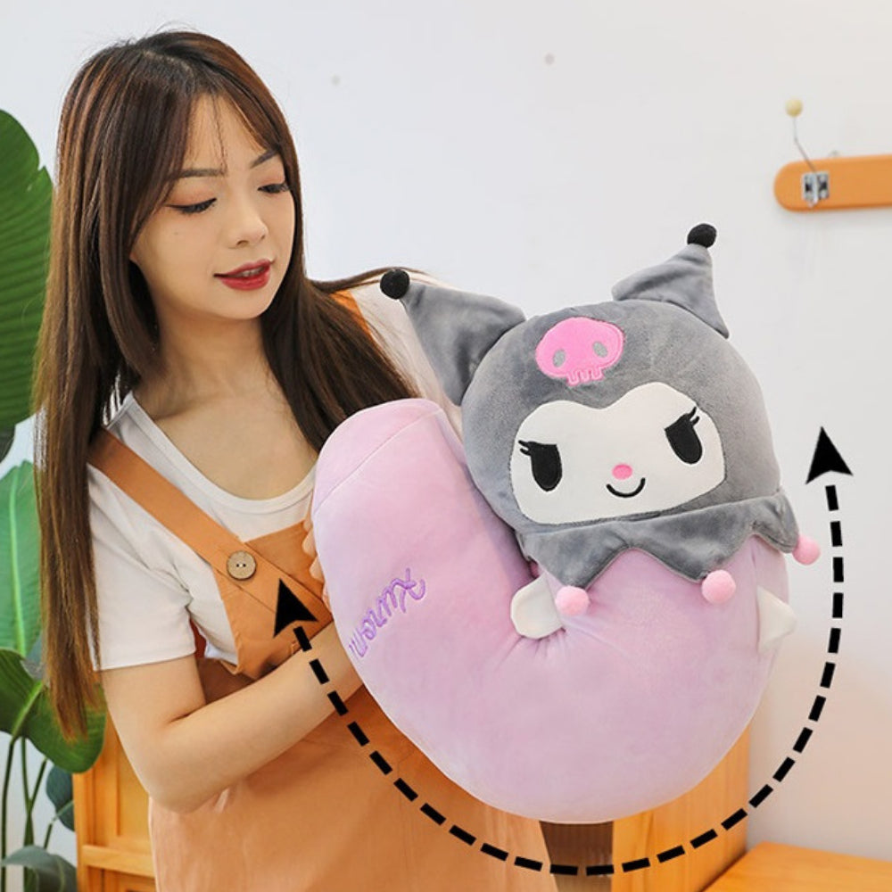60cm/80cm/100cm Kuromi Melody Round Pillow Bolster Dolls