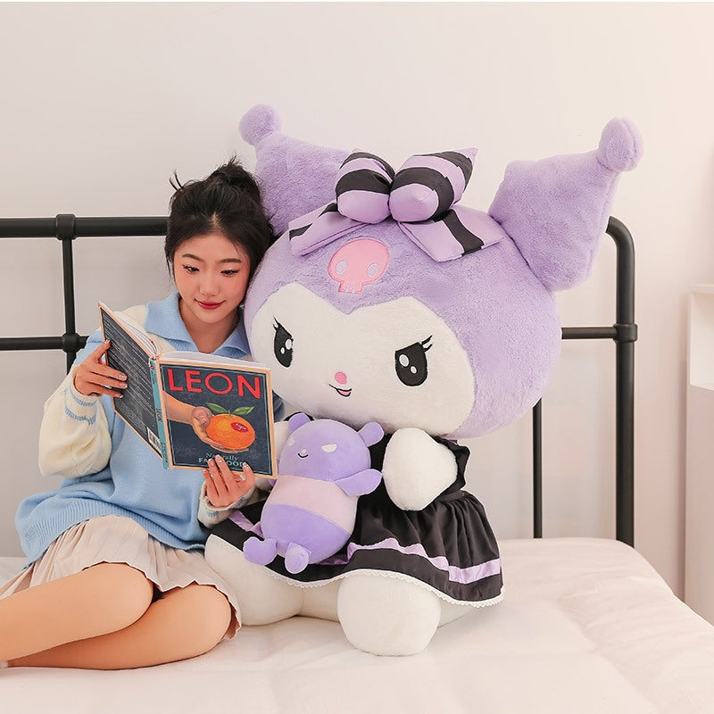 35cm/60cm/100cm Kuromi Dolls Stuffed Toys