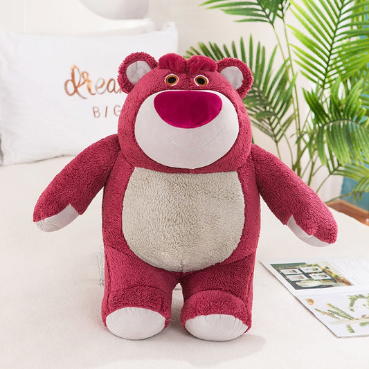 27cm/60cm Lotso Strawberry Bear Animal Stuffed Toys Plushie Toy Kids Doll Birthday Gift