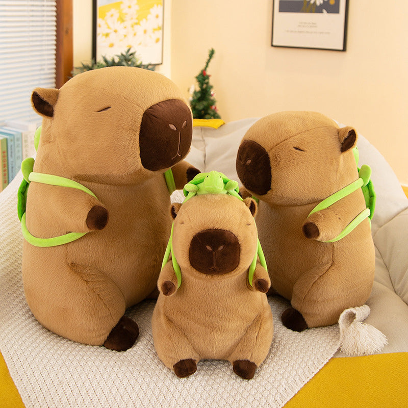 Capybara Plush Toy ā Patung Lembut Capybara Comel 35cm/55cm/90cm | Bantal Peluk Stuffed Animal Gift Hadiah