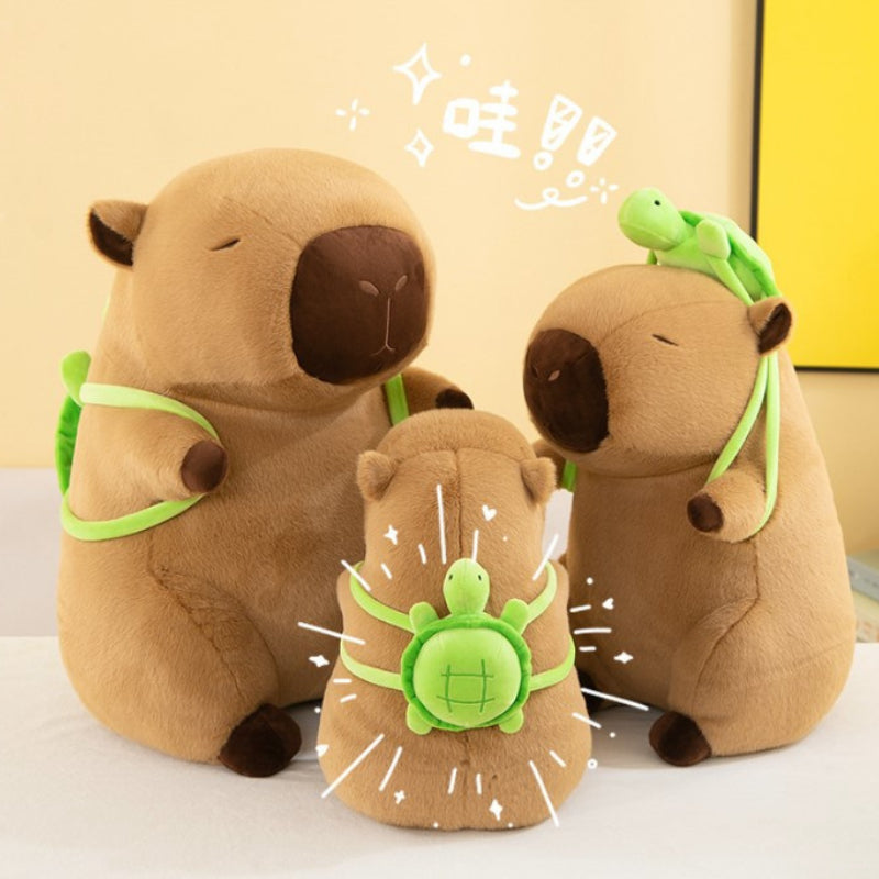 Capybara Plush Toy ā Patung Lembut Capybara Comel 35cm/55cm/90cm | Bantal Peluk Stuffed Animal Gift Hadiah