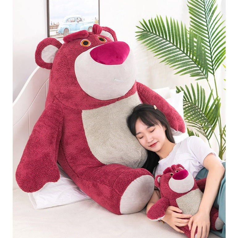 27cm/60cm Lotso Strawberry Bear Animal Stuffed Toys Plushie Toy Kids Doll Birthday Gift