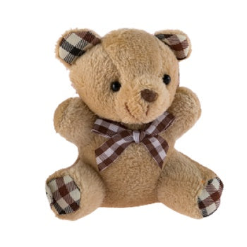 5pcs/Pack 11cm Mini Teddy Bear with Ribbon and Keyring