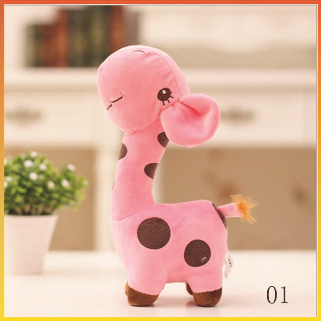 18cm Mini Giraffe Doll Animal Stuffed Toys (3pcs/Pack)