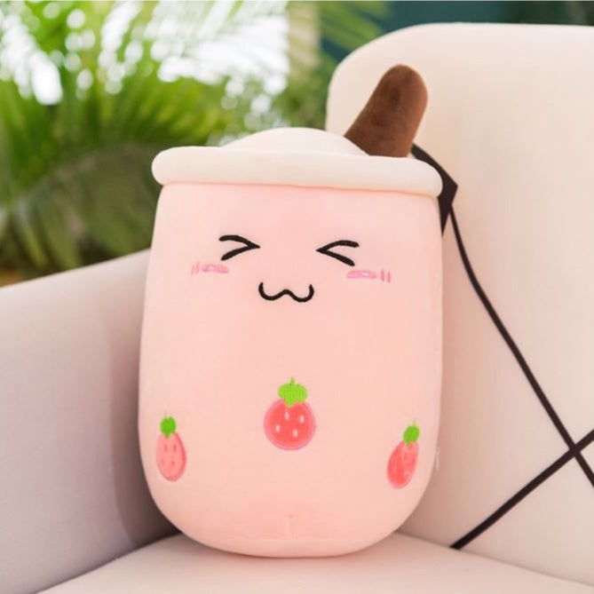 24cm/50cm/70cm Boba Bubble Milk Tea Plush Toys