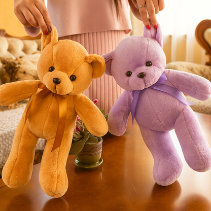 Small Ribbon Teddy Bear - 30cm