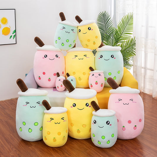 24cm/50cm/70cm Boba Bubble Milk Tea Plush Toys