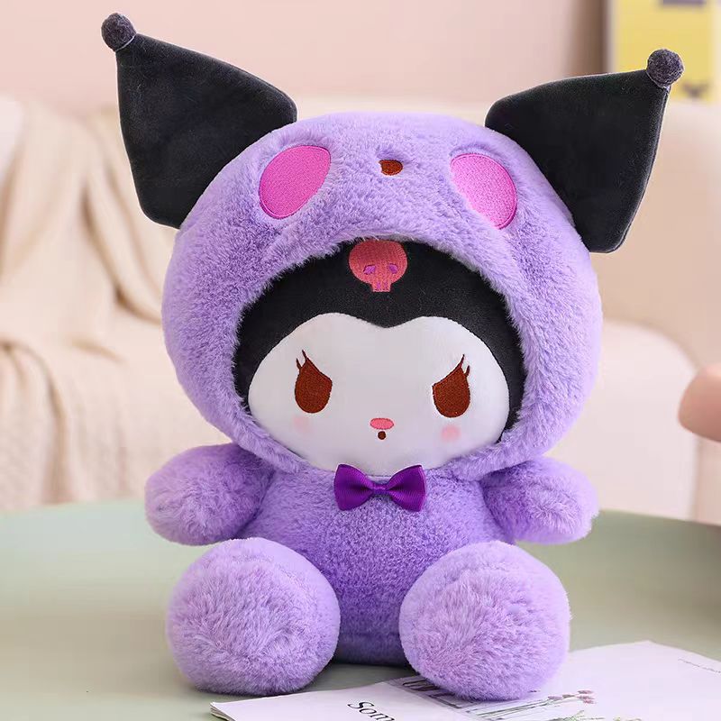 22cm Colorful Kuromi Plush Toys Cinnamon Doll