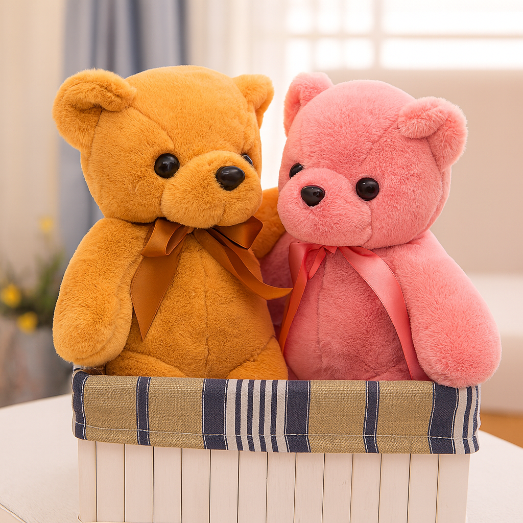 Small Ribbon Teddy Bear - 30cm