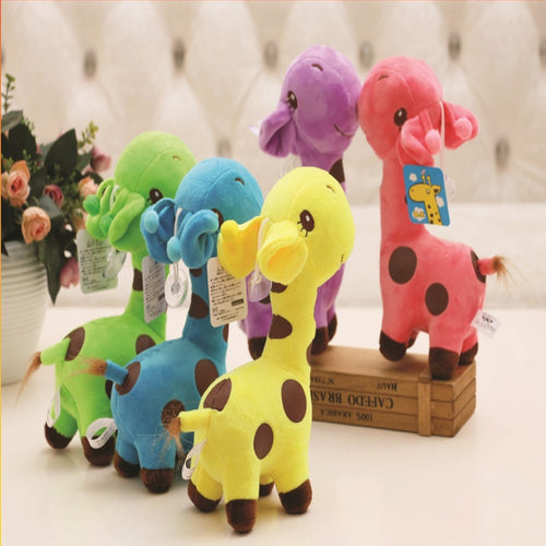 18cm Mini Giraffe Doll Animal Stuffed Toys (3pcs/Pack)