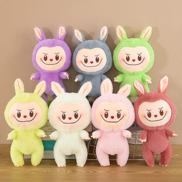 30cm Labubu Plush Toy Soft Cuddly Doll in Various Colors Ideal for Snuggles and Gifts