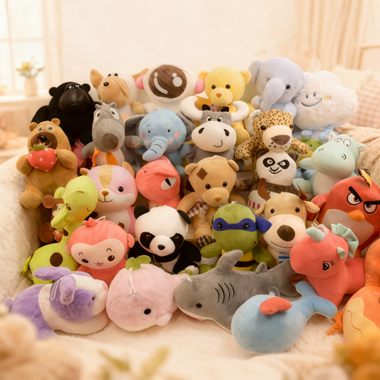 Mini Doll Suitable for Claw Machine 15cm ~ 25cm (Random Color)