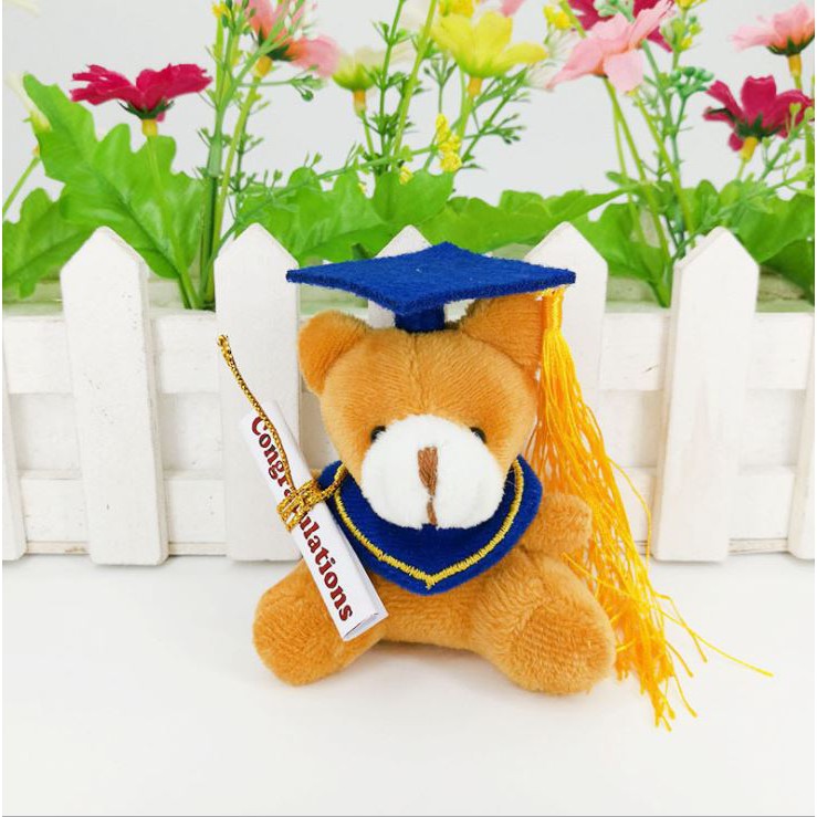 5pcs/Pack 7cm Graduation Teddy Bear