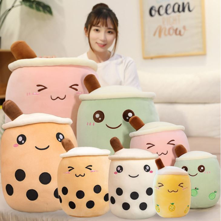 24cm/50cm/70cm Boba Bubble Milk Tea Plush Toys