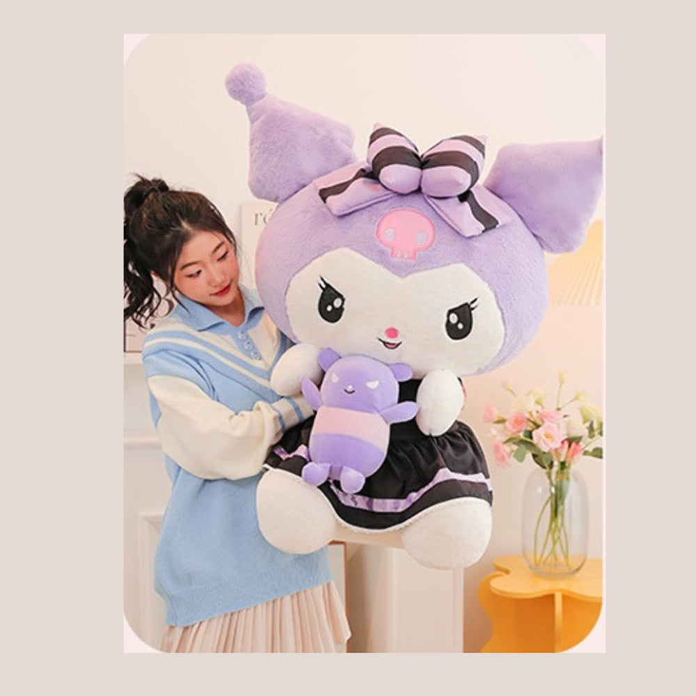 35cm/60cm/100cm Kuromi Dolls Stuffed Toys