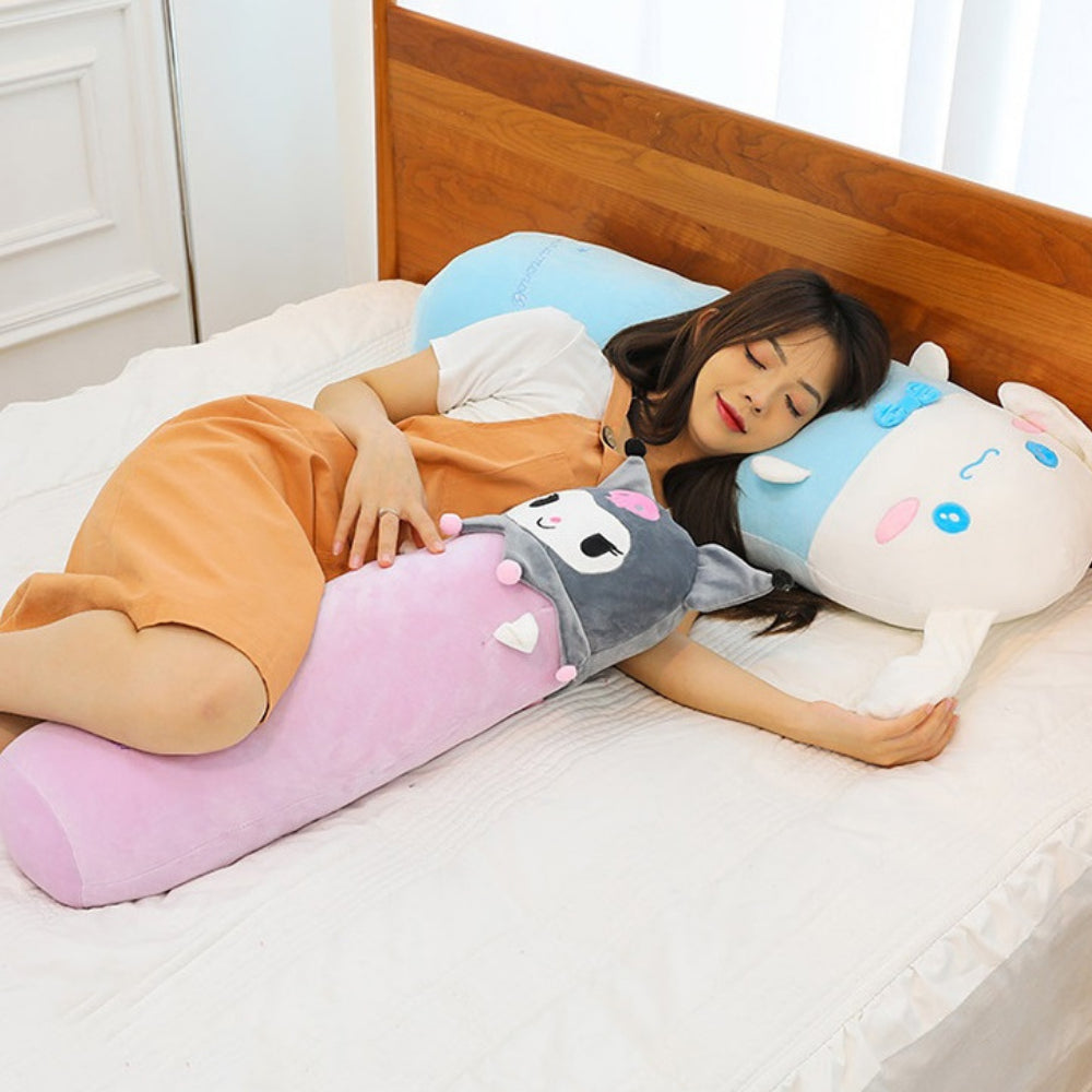 60cm/80cm/100cm Kuromi Melody Round Pillow Bolster Dolls