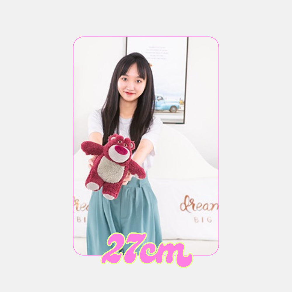 27cm/60cm Lotso Strawberry Bear Animal Stuffed Toys Plushie Toy Kids Doll Birthday Gift