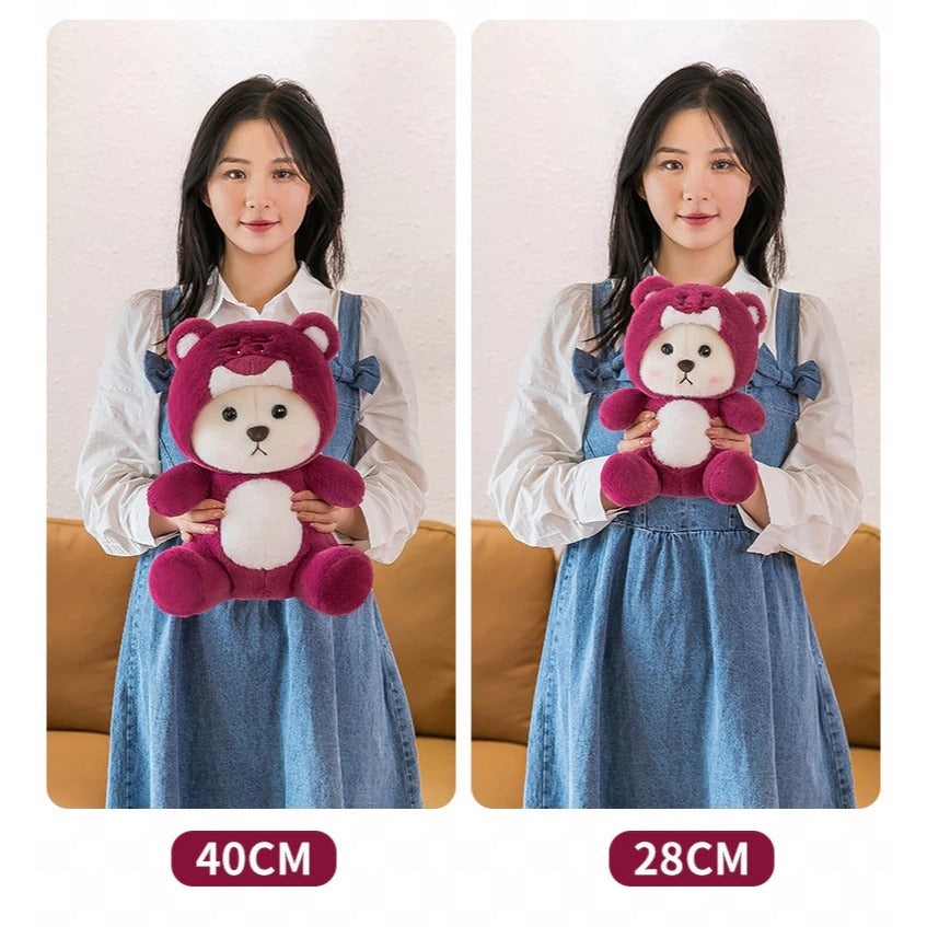 28cm/65cm Cute Stitch Teddy Tales Pink Bears