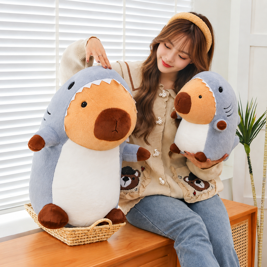 Capybara Shark Plushie – photo 3