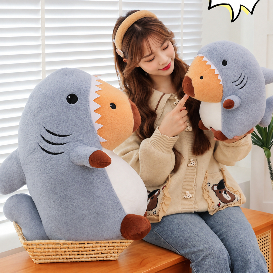 Capybara Shark Plushie – photo 5