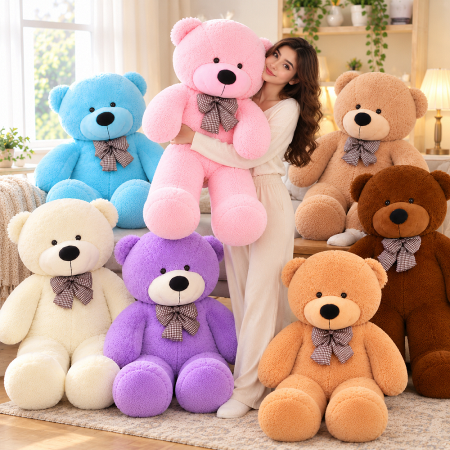 Giant Bow Tie Teddy Bear – photo 2