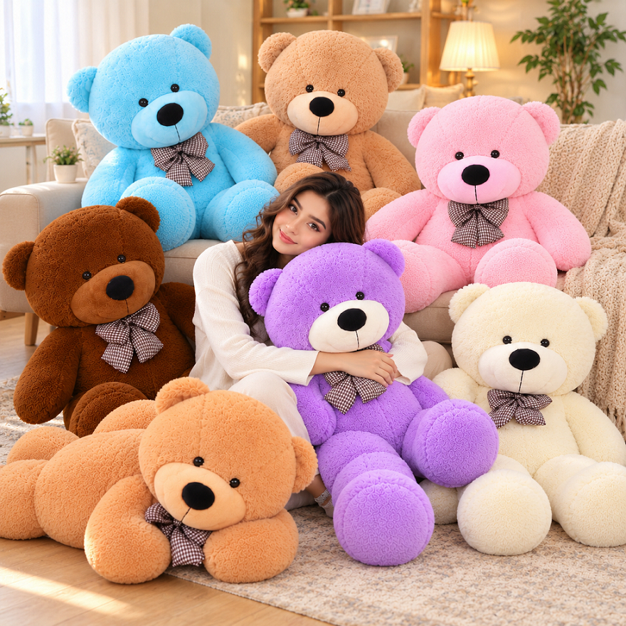 Giant Bow Tie Teddy Bear – photo 3