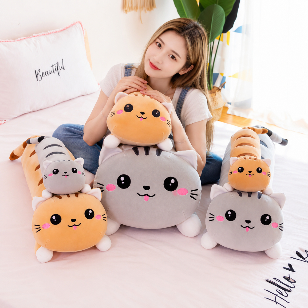 Kawaii Long Cat Pillow – photo 4