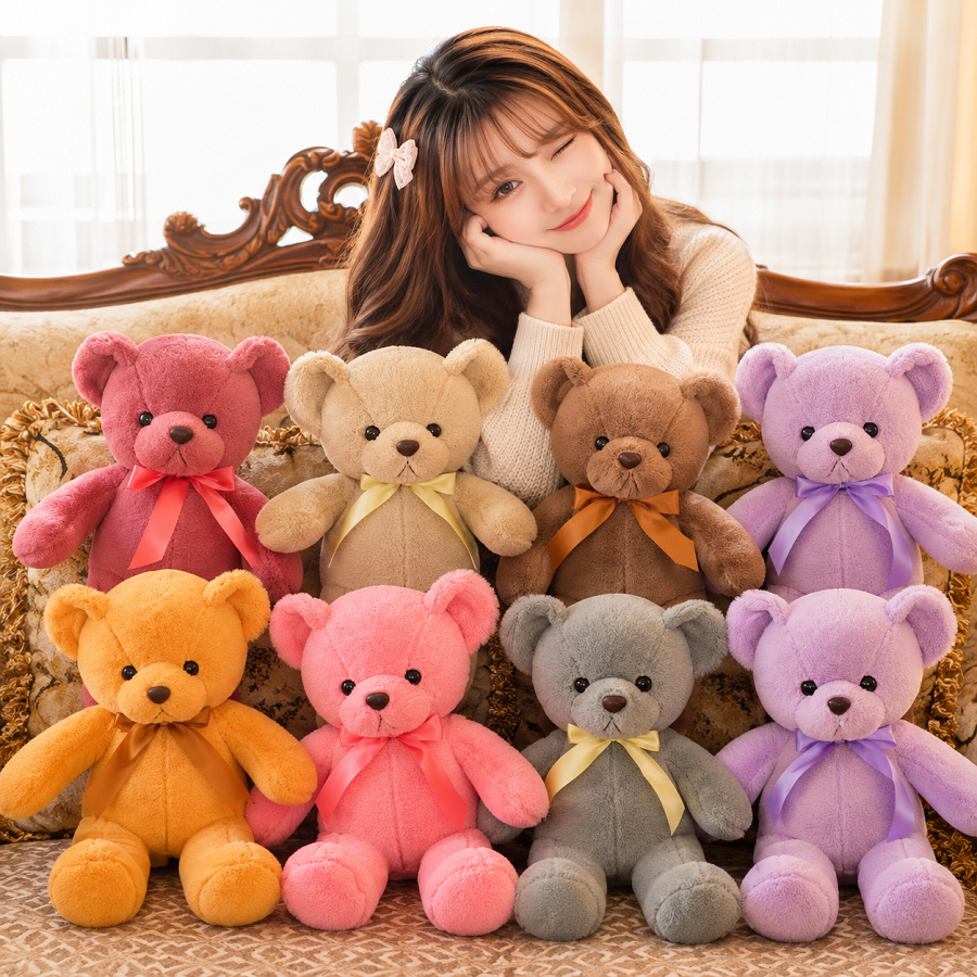 Teddy Bear with Bow 30cm – photo 2