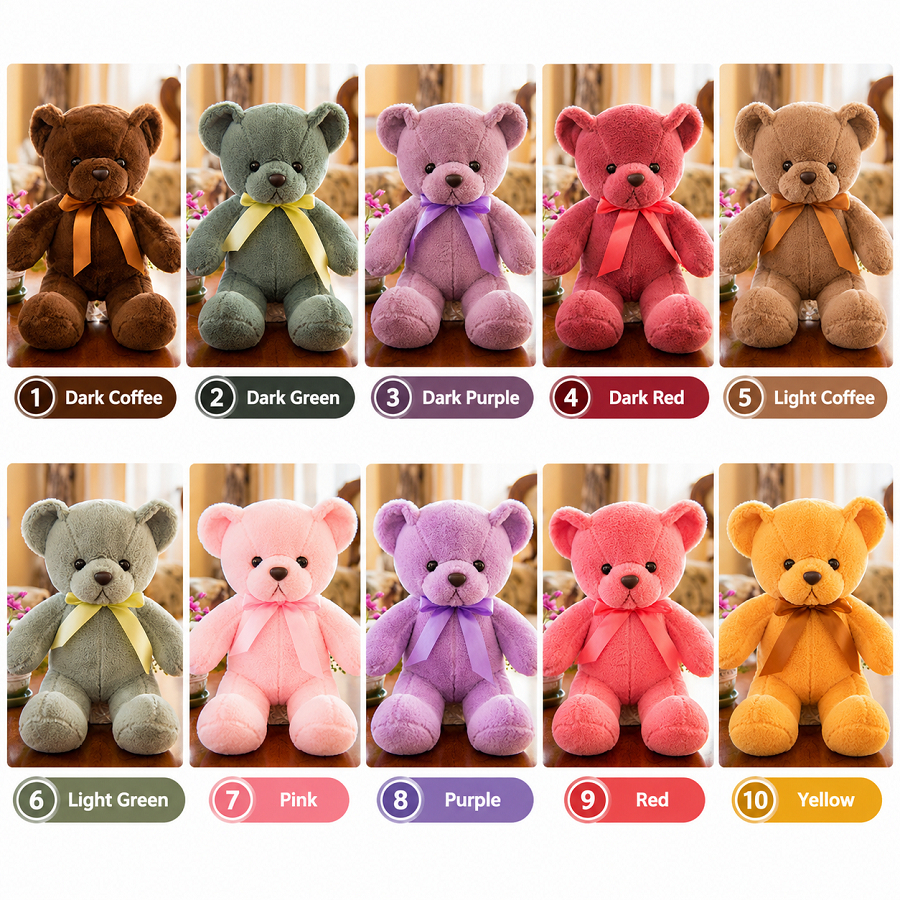 Teddy Bear with Bow 30cm – photo 6